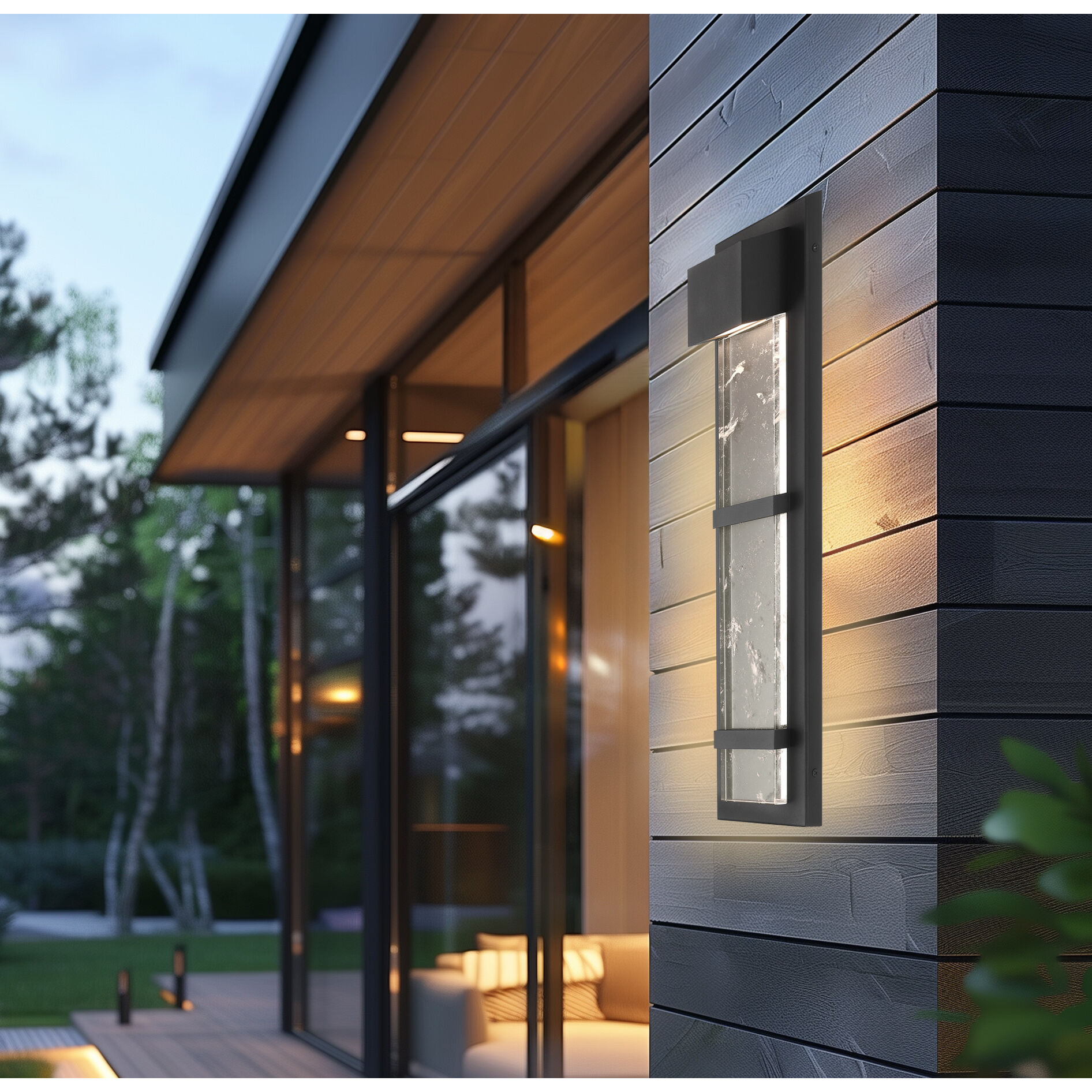 Sol Outdoor Wall Sconce in Sand Coal, Great Outdoors